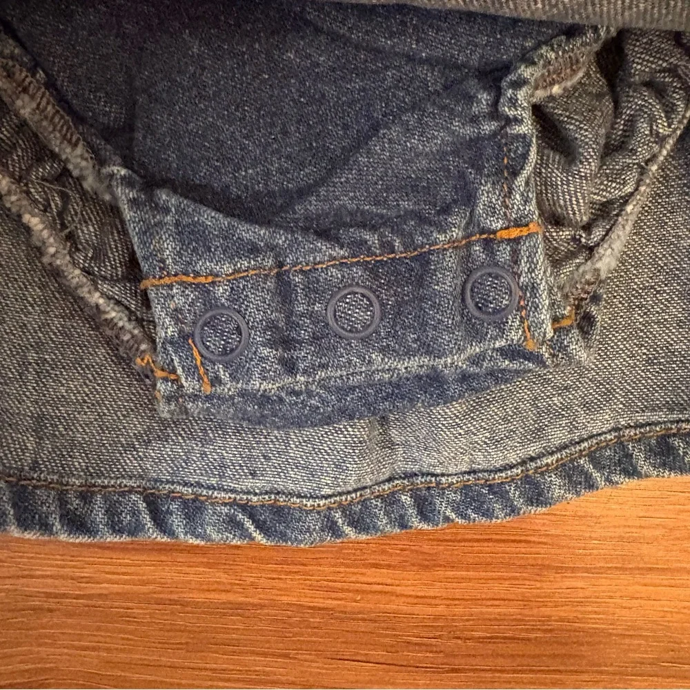 The Children's Place Vintage Denim Skirt with Flag Design 6-9 months
